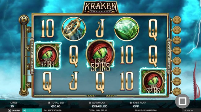 Kraken Conquest by Free Slots 247