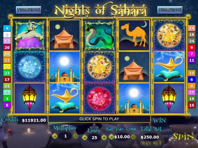 Free Slots 247 image of Nights of Sahara