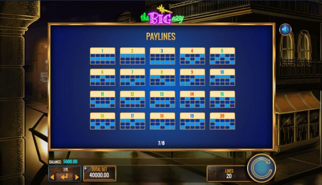 Paylines 1-20 - Free Slots 247