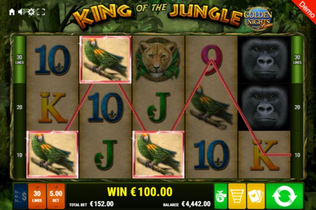 Images of King of the Jungle Golden Nights Bonus