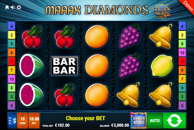 Free Slots 247 image of Maaax Diamonds Golden Nights Bonus