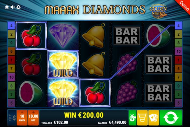 Free Slots 247 image of Maaax Diamonds Golden Nights Bonus