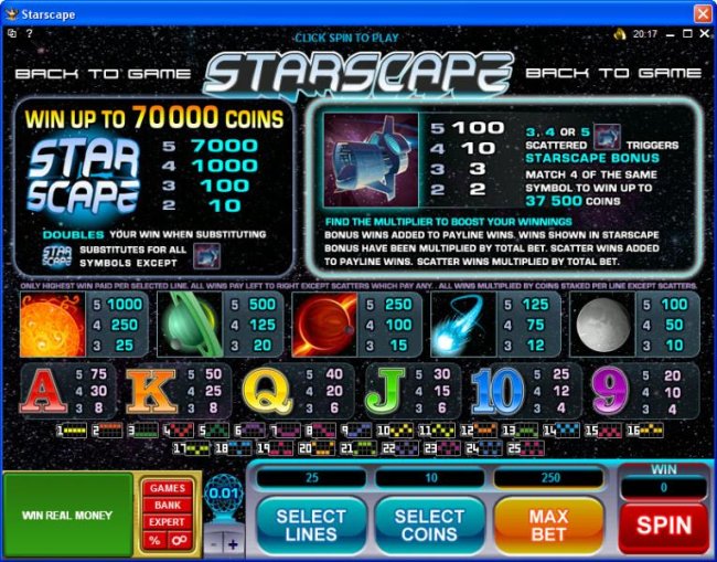 Images of Starscape
