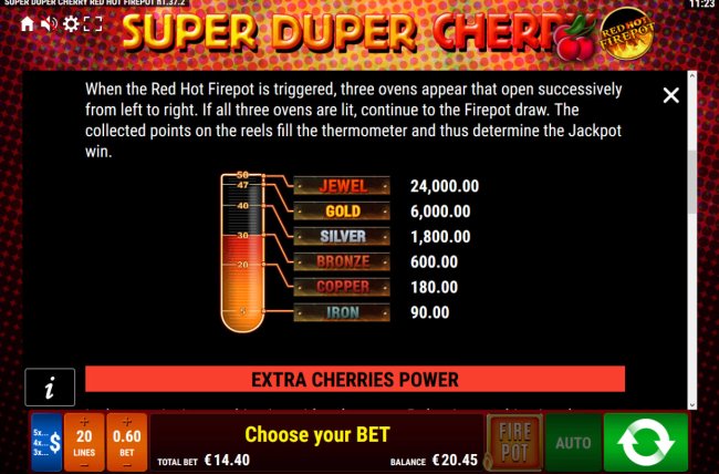 Free Slots 247 image of Super Duper Cherry Red Hot Firepot