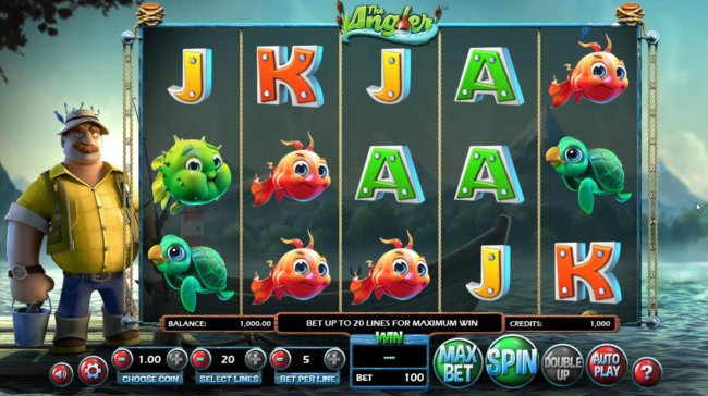 Main game board featuring five reels and 20 paylines with a $130,000 max payout. - Free Slots 247