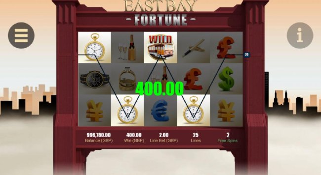 A big win triggered during the free spins bonus feature. by Free Slots 247