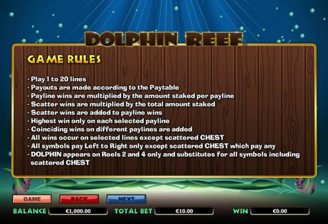 Free Slots 247 image of Dolphin Reef