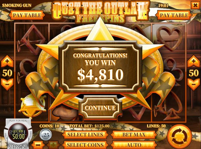 Free Slots 247 - Total free spins payout