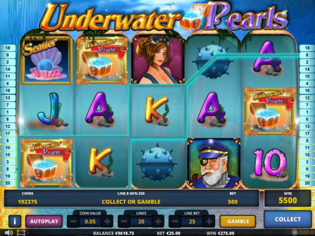 Underwater Pearls by Free Slots 247