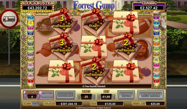 Box of Chocolates Bonus Game Board by Free Slots 247