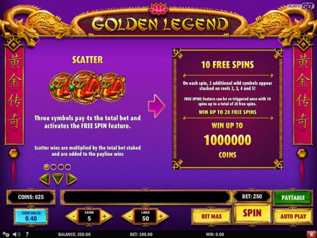 Free Slots 247 - Scatter symbol rules and pays