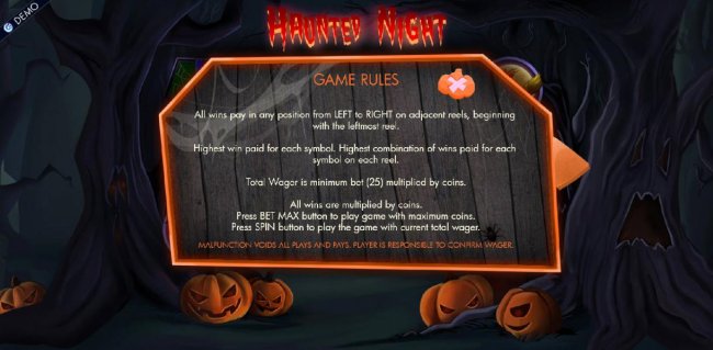 Haunted Night by Free Slots 247