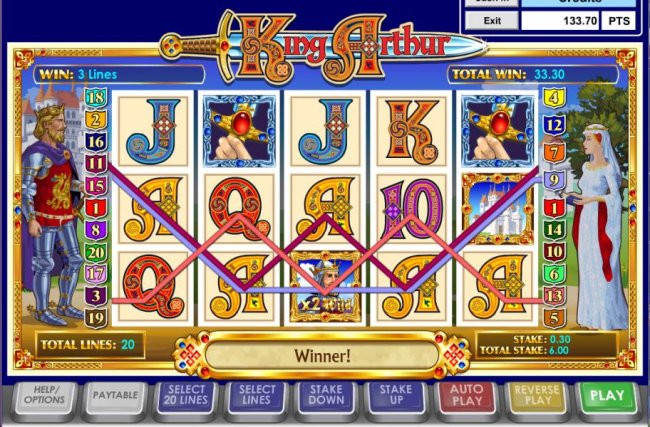 King Arthur Slot Machine