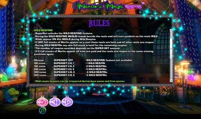 Free Slots 247 - Wild Respins Rules