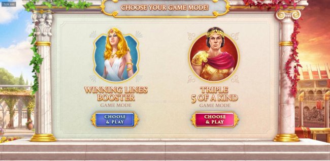 You will need to select which game mode to play, Winning Lines Booster or Triple 5 of a Kind. - Free Slots 247