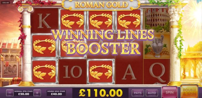 Free Slots 247 - Winning Lines Booster triggered - Winning lines symbols will be nudge for a chance at increasing your winnings.