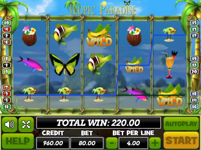 Tropic Paradise by Free Slots 247