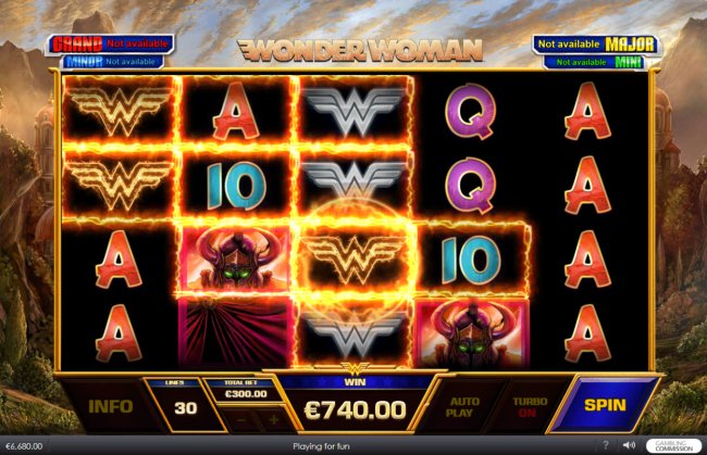 Multiple winning combinations leads to a big win by Free Slots 247