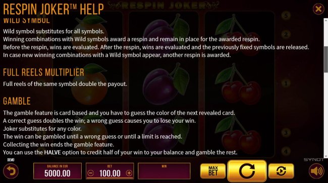 Free Slots 247 image of Respin Joker