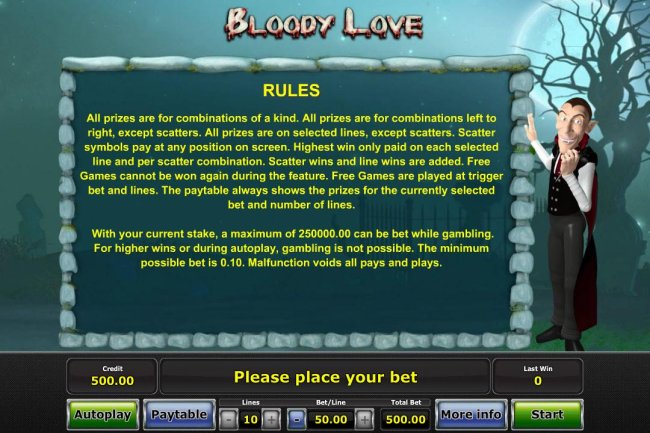 Bloody Love by Free Slots 247