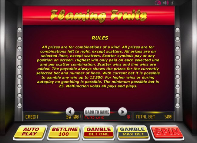 Free Slots 247 image of Flaming Fruits