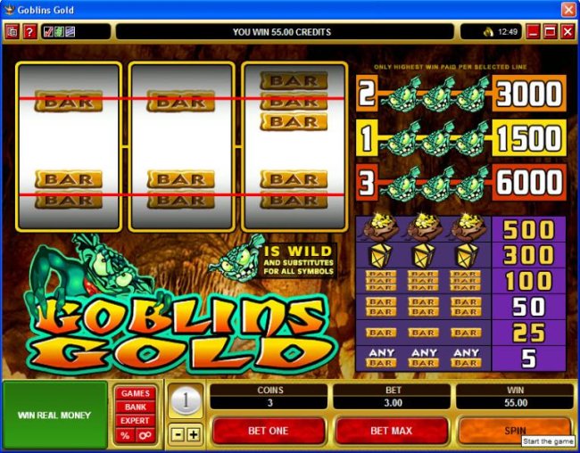 Free Slots 247 image of Goblin's Gold