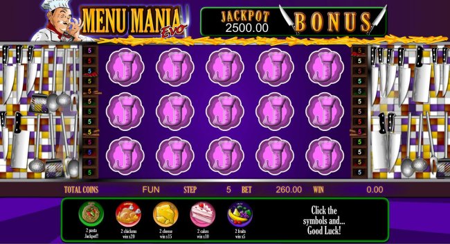 Free Slots 247 image of Menu Mania