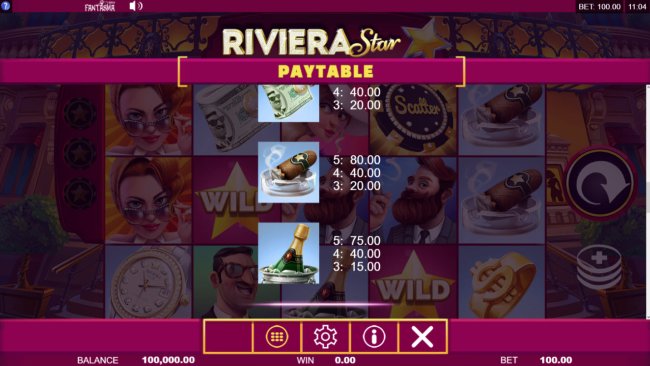 Free Slots 247 - Paytable - Low Value Symbols