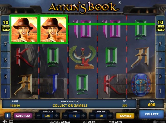 Amun's Book by Casino Bonus Lister