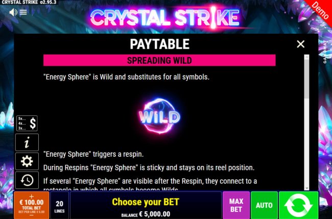 Crystal Strike by Free Slots 247
