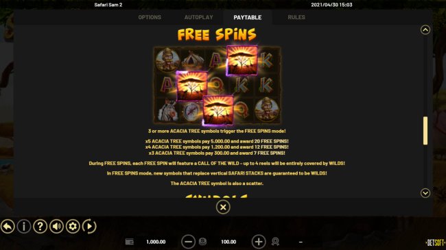 Free Slots 247 image of Safari Sam 2