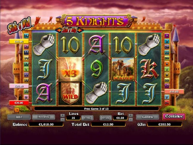 Free Slots 247 - multiple winning paylines triggered during free games feature