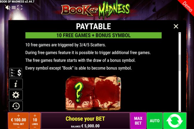 Free Slots 247 image of Book of Madness