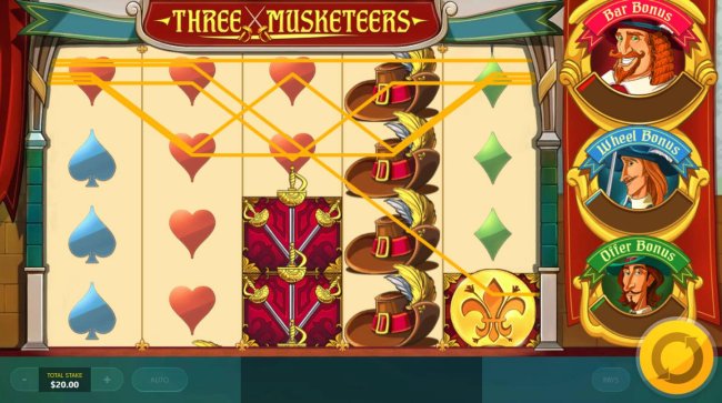 Three Musketeers by Free Slots 247