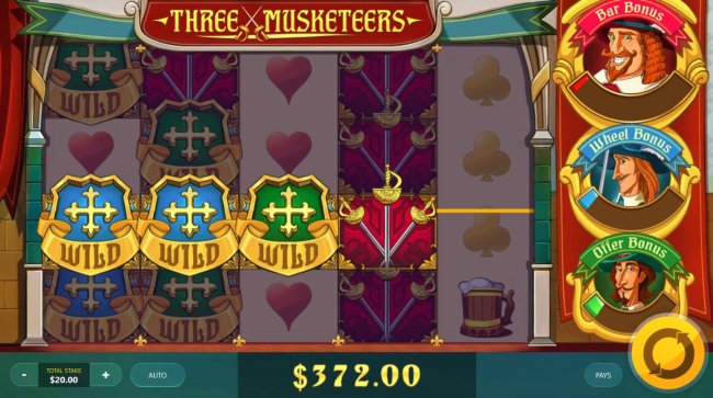 Free Slots 247 image of Three Musketeers