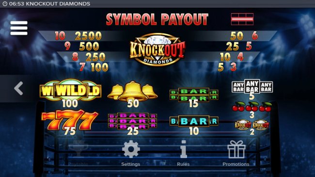 Knockout Diamonds screenshot