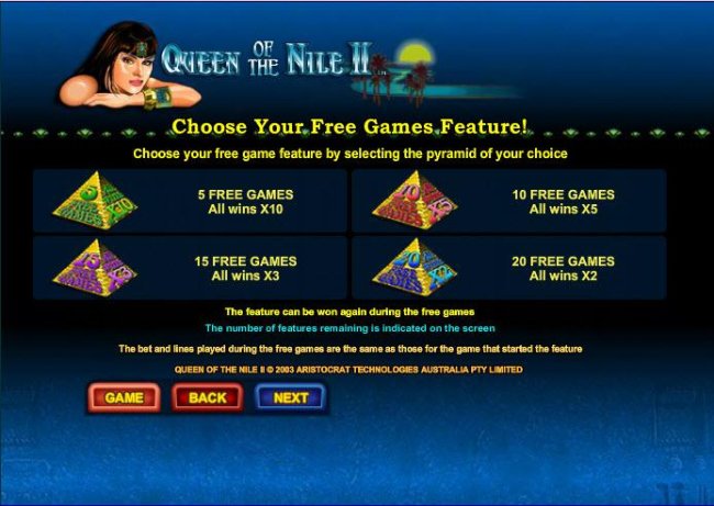 Free Slots 247 image of Queen of the Nile II