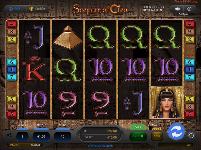 Sceptre of Cleo by Free Slots 247