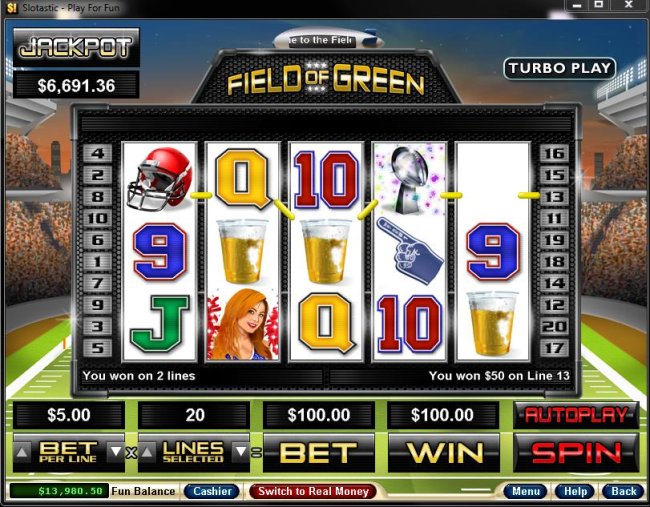 Free Slots 247 image of Field of Green