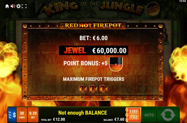 Images of King of the Jungle Red Hot Firepot