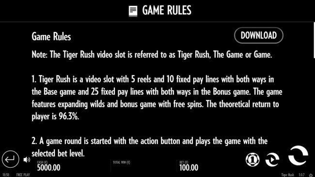 Images of Tiger Rush