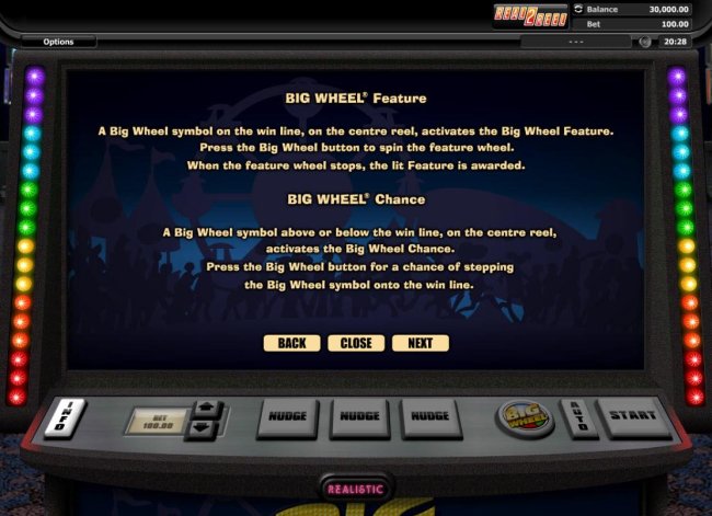 Big Wheel Feature and Big Wheel Chance game rules - Free Slots 247