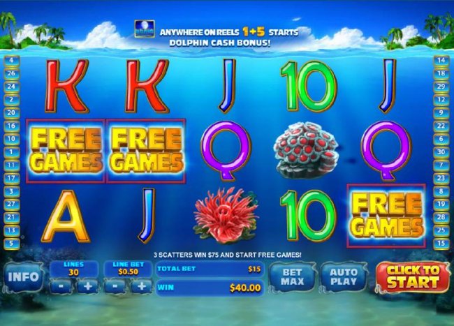 Free Slots 247 image of Dolphin Cash