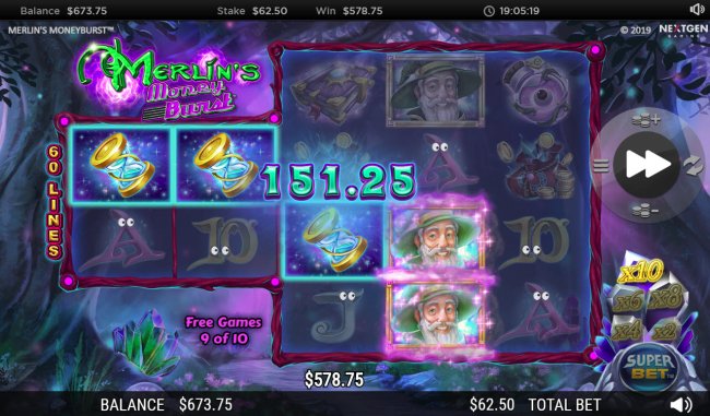 Merlin's Money Burst screenshot