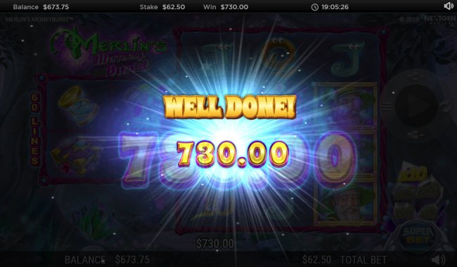 Merlin's Money Burst screenshot
