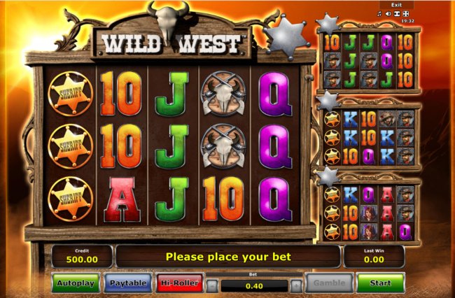 Free Slots 247 - Main Game Board
