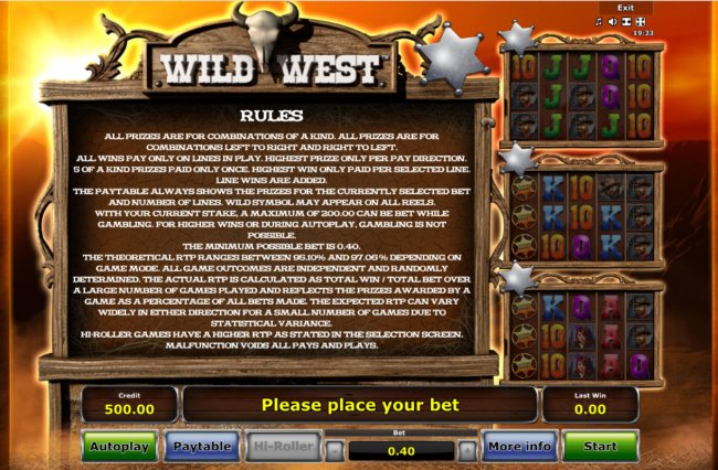 Free Slots 247 image of Wild West