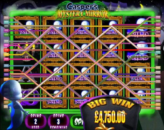 multiple winning paylines triggers a big win during the free spins feature - Free Slots 247
