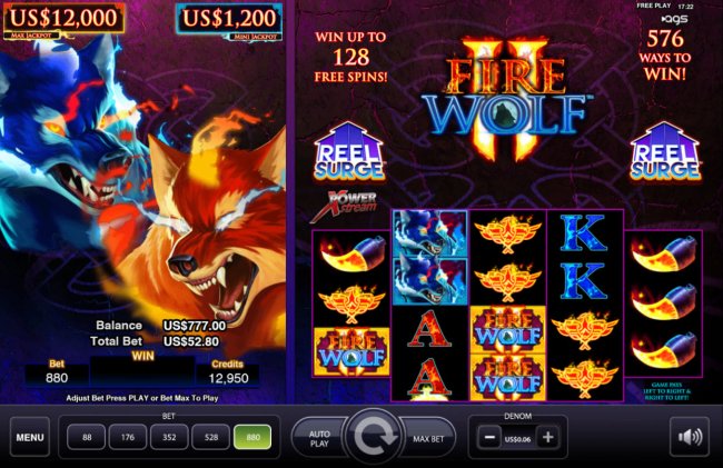 Fire Wolf II by Free Slots 247