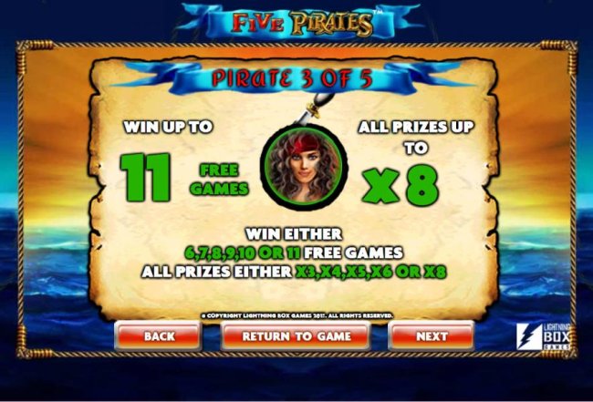 Five Pirates screenshot